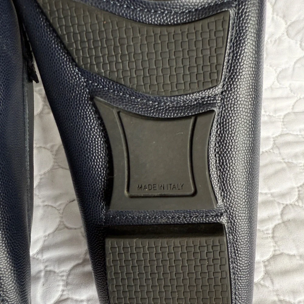 BUGATCHI Potenza Bit‎ Leather Driver Shoes Made in Italy Size 10.5